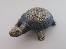 Beautifully Embossed Brass Tortoise from Nepal