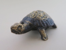 Beautifully Embossed Brass Tortoise from Nepal