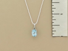 Blue Topaz Necklace