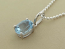 Blue Topaz Necklace