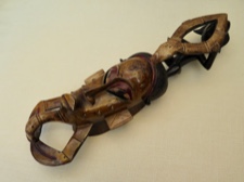 Guro Wooden Handpainted Mask Ivory Coast