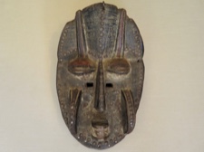 Grebo Handcarved Wooden Mask Ivory Coast Africa