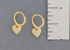 Gold Vermeil Hearts