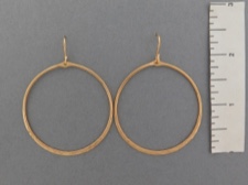 Goldplated Circle Dangles