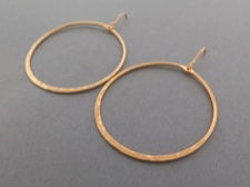 Goldplated Circle Dangles