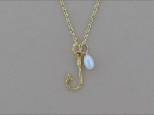 Gold Hook with Pearl