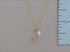 Gold Hook with Pearl