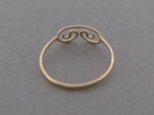 Petroglyph Ring 14K