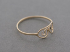 Petroglyph Ring 14K