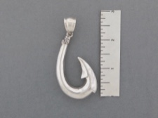 Sterling Fish Hook Pendant