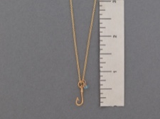 Gold Hook w Bead
