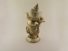 Baby Ganesha Joyously Playing Flute