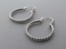 Sterling Tentacle Hoop