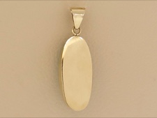 Larimar Gold Pendant