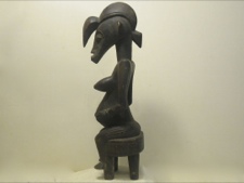 Senufo Ancestor Wooden Carving from Ivory Coast