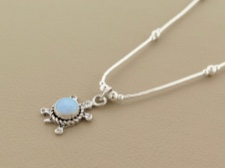 Opal Turtle Necklace