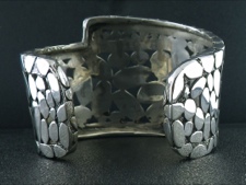 Sterling Abstract Cuff