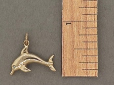 Gold Dolphin Pendant