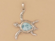 Larimar Sterling Turtle