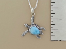 Larimar Sterling Turtle