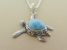 Larimar Sterling Turtle