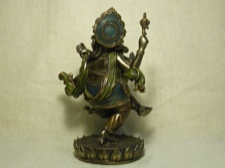 Dancing Ganesha Exquisitely Poised on Lotus