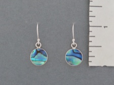 Abalone Round Dangles