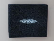 Genuine Stingray Leather Bifold Wallet