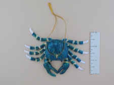 Customer Favorite - Vibrant Blue Creepy Crawly Crab!