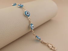 Eye Bead Links 7.5in