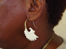 Bone Wing Earrings