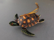 Customer Favorite! Colorful Sea Turtle Ornament