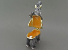 Enamel Box - Elephant with Austrian Crystals