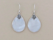 Mother of Pearl Tear Dangles
