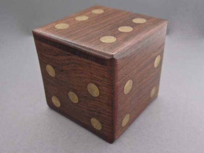 Handcrafted Dice Box - Fair Trade from India - Click Image to Close