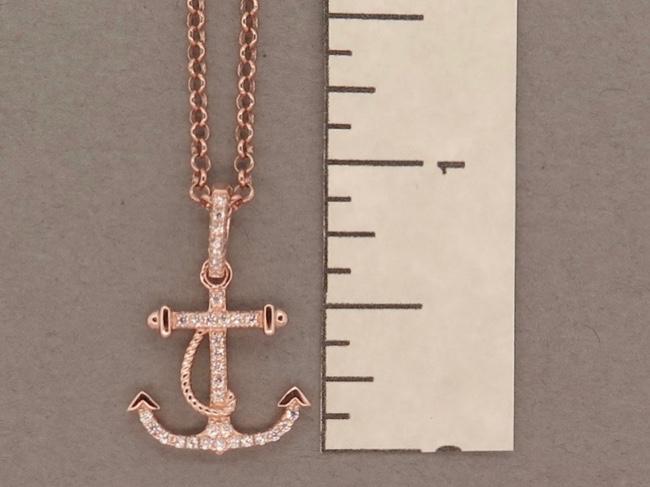Rose Silver Anchor - Click Image to Close