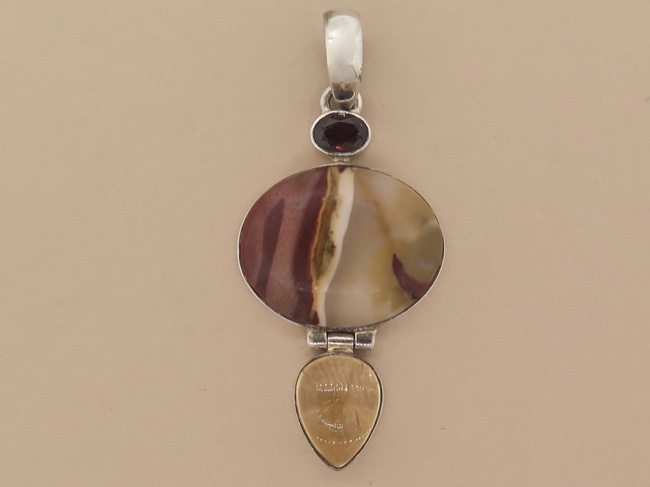 Mookaite Pendant - Click Image to Close