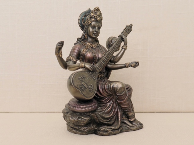 Saraswati Goddess of Knowledge Art and Music - Click Image to Close