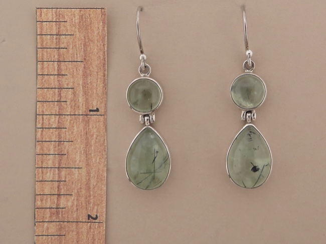 Prehnite Earrings - Click Image to Close