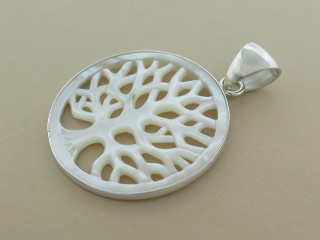 Shell Carved Tree of Life - Click Image to Close