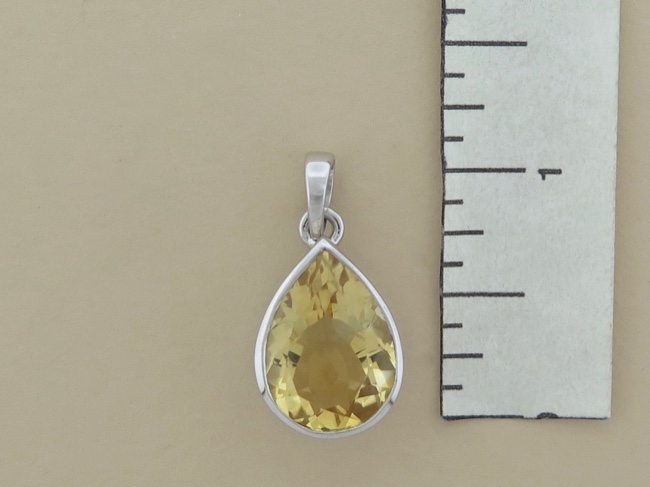 Citrine Teardrop - Click Image to Close