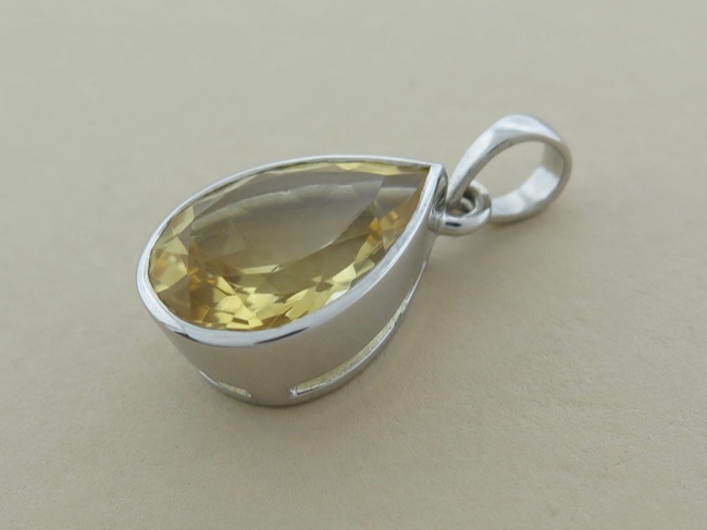 Citrine Teardrop - Click Image to Close