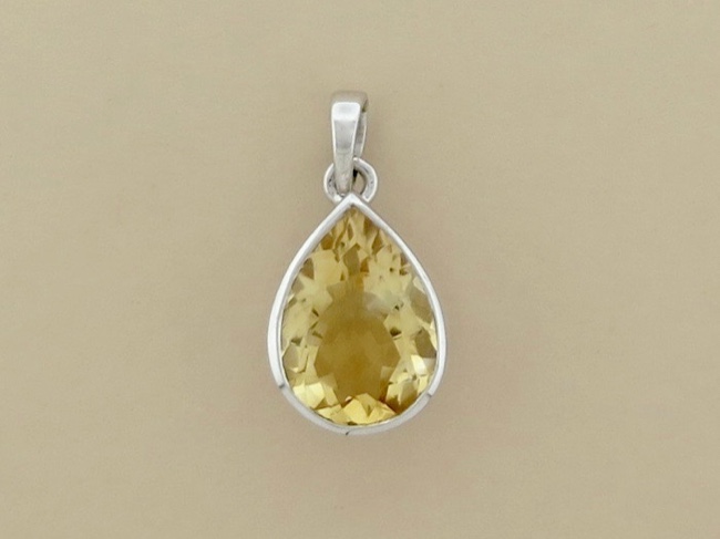 Citrine Teardrop - Click Image to Close