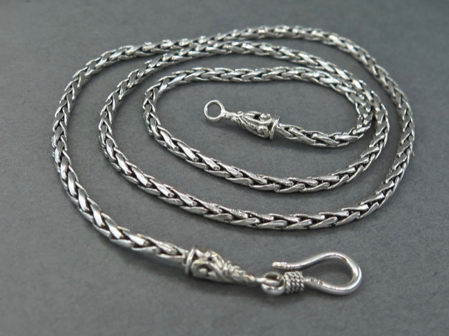 Chain Sterling Wheat 22in - Click Image to Close