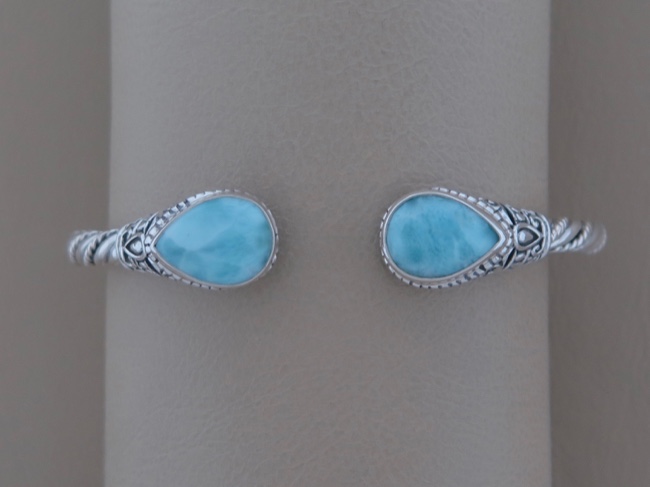 Larimar Tear Cuff - small - Click Image to Close