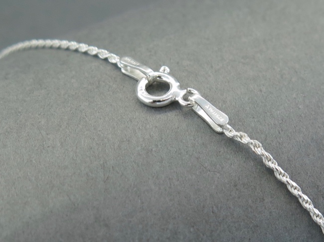 Chain Sterling Rope 18in - Click Image to Close