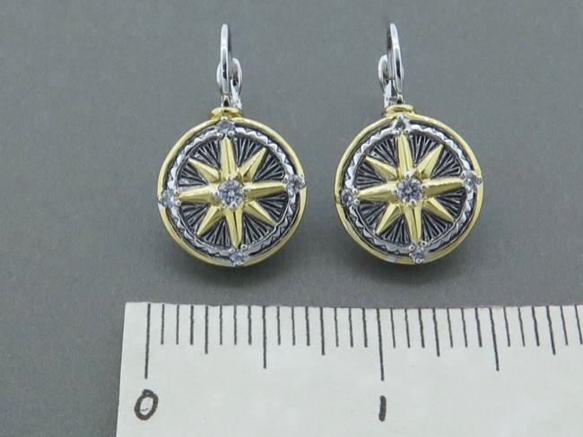 18.33N 64.79W Earrings - Click Image to Close