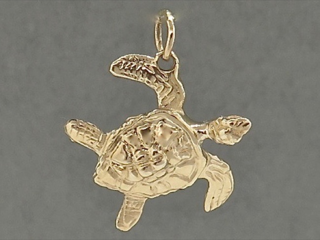 Gold Sea Turtle - Click Image to Close