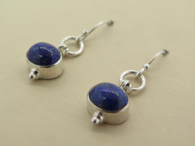 Lapis Lazuli Earrings - Click Image to Close