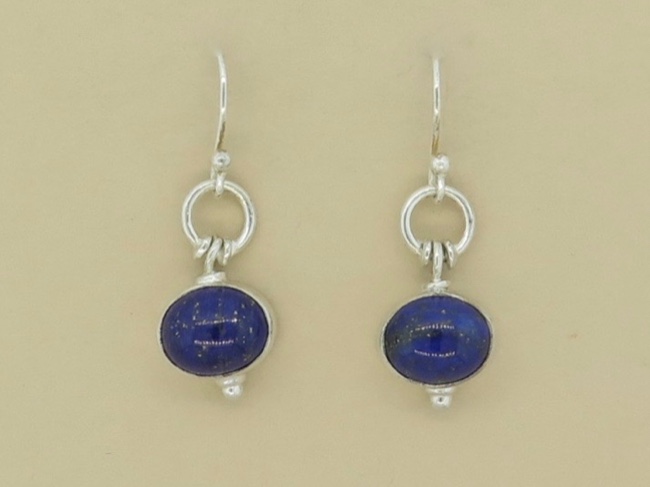 Lapis Lazuli Earrings - Click Image to Close